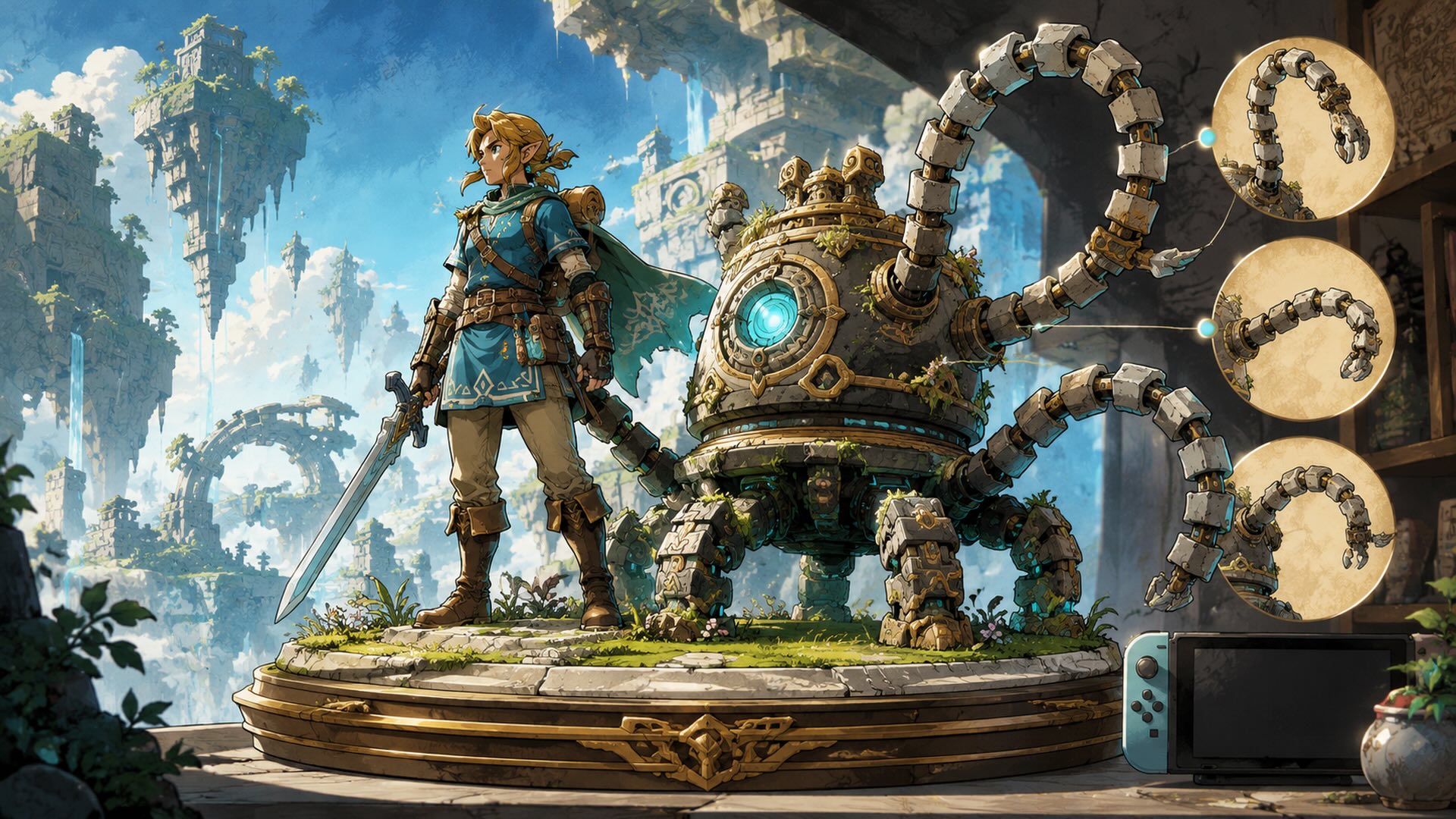 Poseable-armed Mineru's Construct amiibo lands Sept. 17 - ps5.news