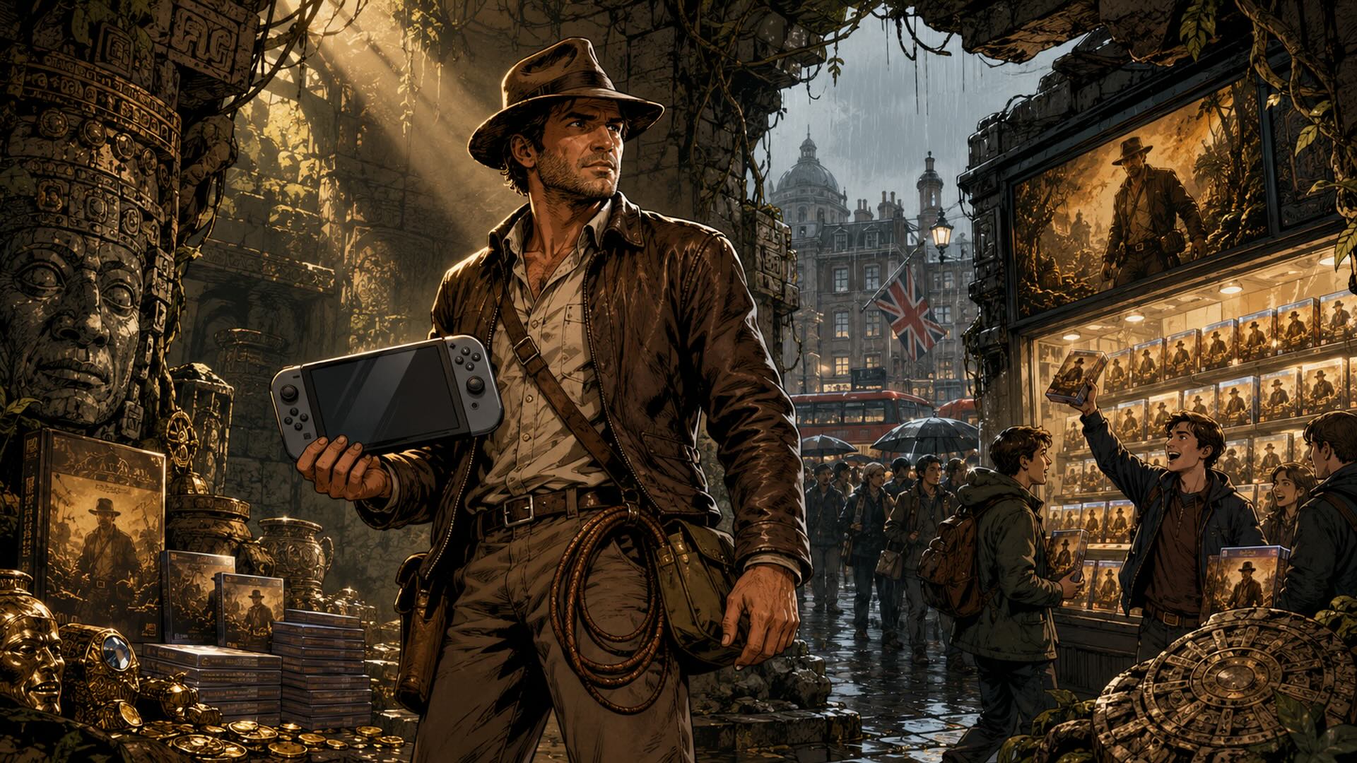 Indiana Jones on Switch 2 is No. 2 in UK physical charts