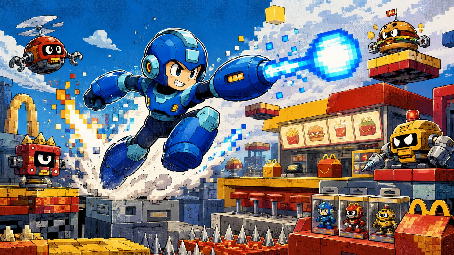 McDonald’s Japan teases Mega Man collab with 8-bit image