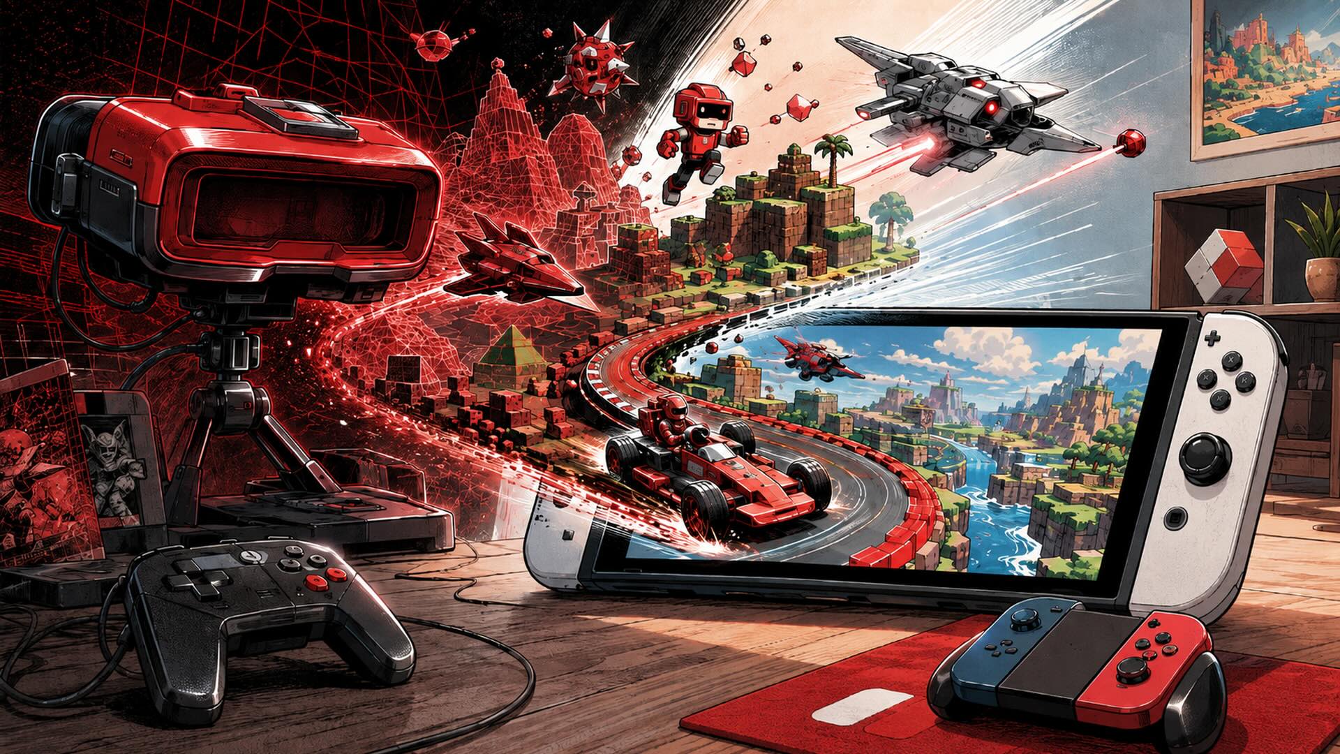 Nintendo adds five 1995 Virtual Boy games to Switch Online