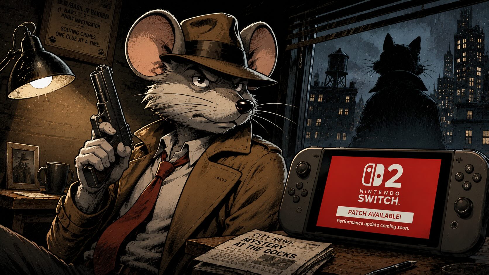 Mouse: P.I. For Hire gets Switch 2 patch; performance update coming